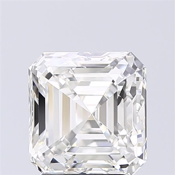 2.54ct G VVS2 Rare Carat Ideal Cut Asscher Lab Grown Diamond