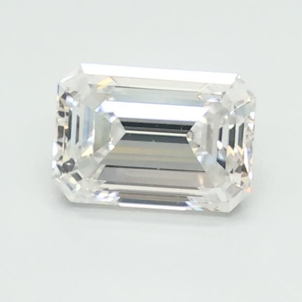 0.91ct D VVS2 Excellent Cut Emerald Lab Grown Diamond