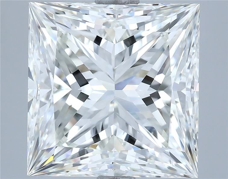 7.02ct H VVS1 Rare Carat Ideal Cut Princess Diamond