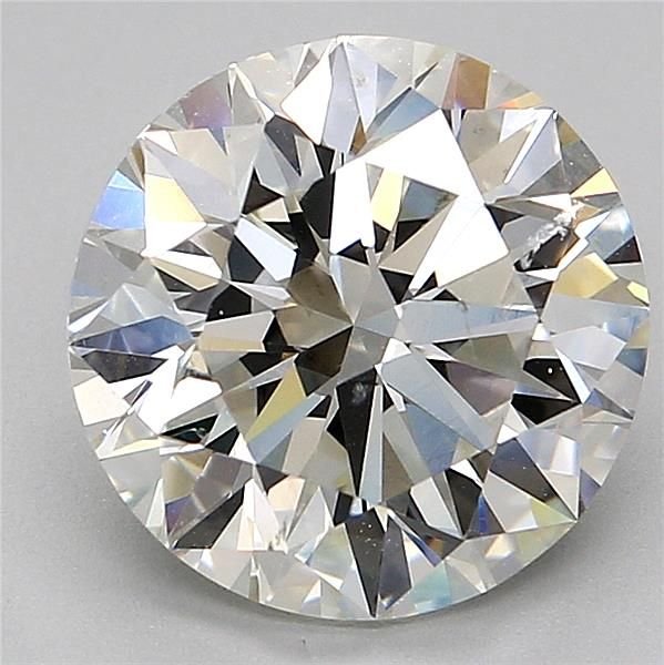 4.01ct I SI1 Rare Carat Ideal Cut Round Diamond