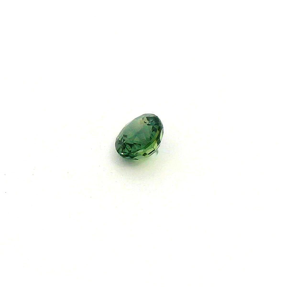 1.12 Carat Teal Round Sapphire