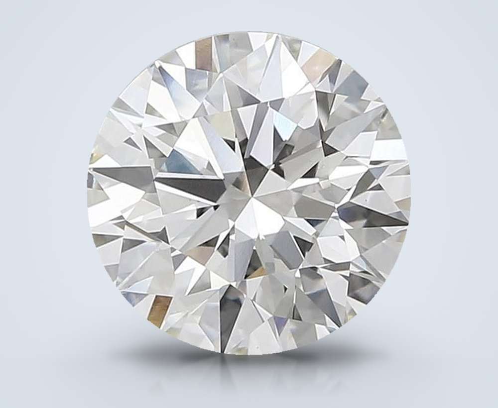 4.34 Carat Round Lab Diamond