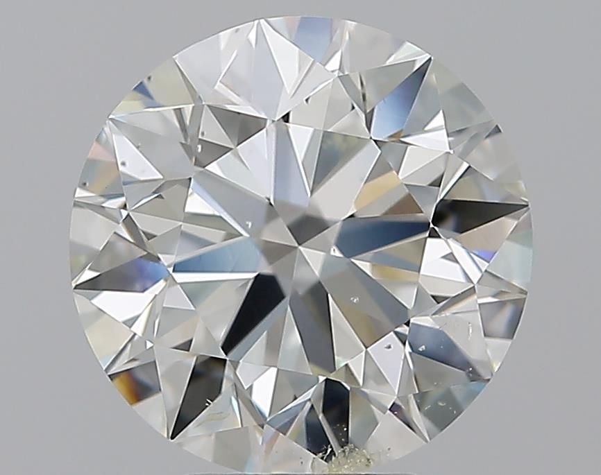 4.01ct J SI2 Excellent Cut Round Diamond