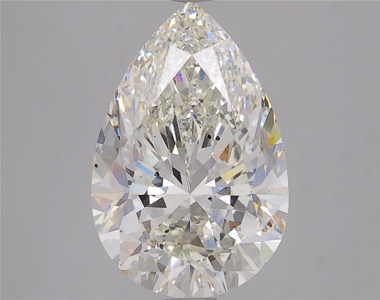 4.07ct H SI1 Good Cut Pear Lab Grown Diamond