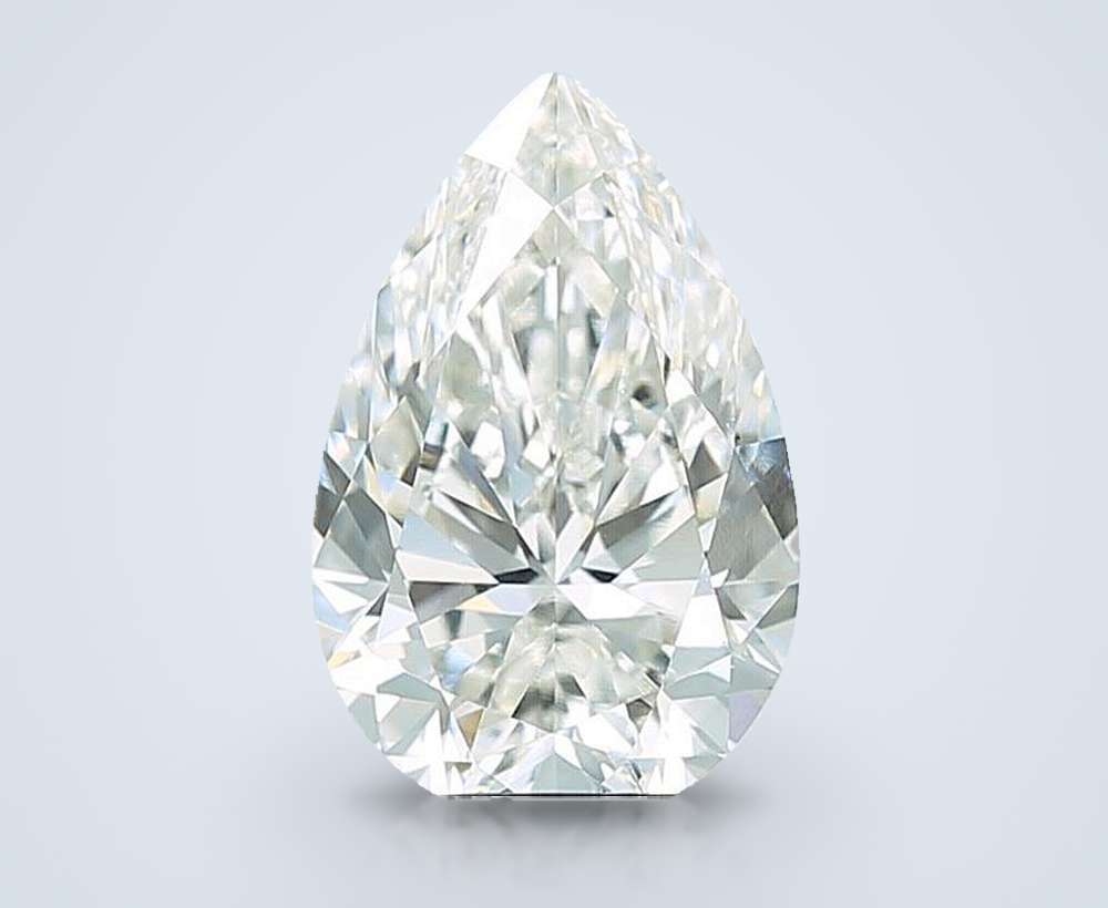 3.00 Carat Pear Lab Diamond