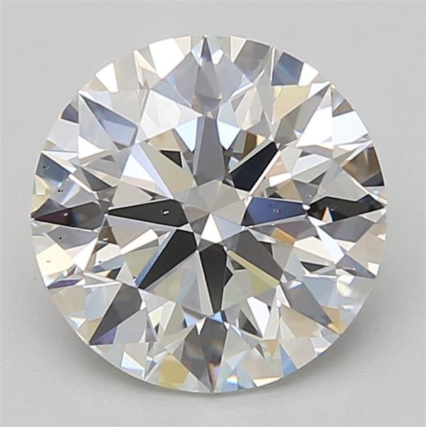 3.11ct E VS2 Rare Carat Ideal Cut Round Lab Grown Diamond
