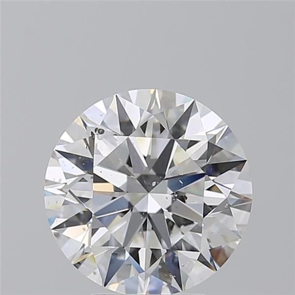 3.70ct D SI2 Rare Carat Ideal Cut Round Diamond