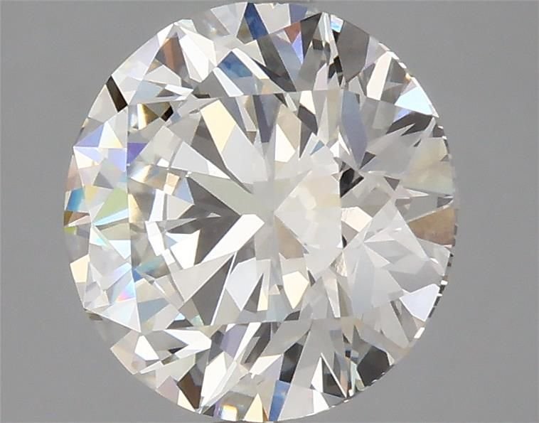 3.18ct I VVS2 Rare Carat Ideal Cut Round Lab Grown Diamond