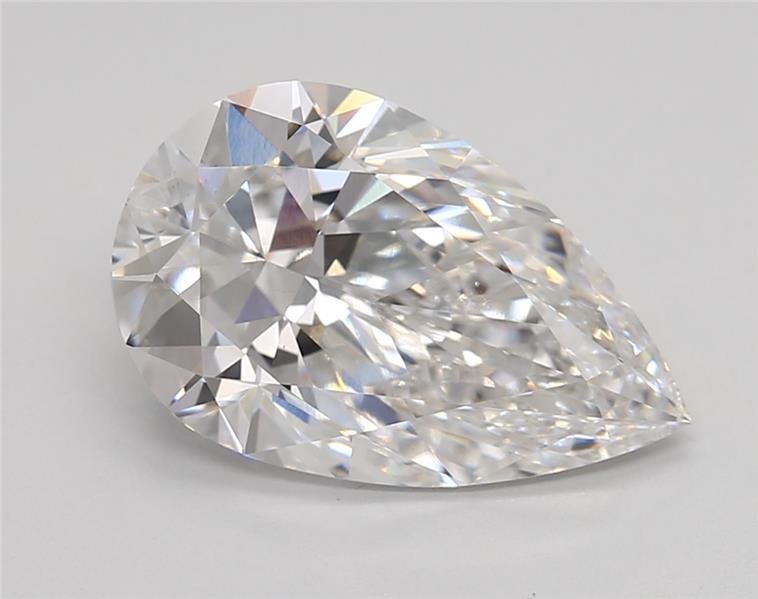 3.57ct E VS1 Rare Carat Ideal Cut Pear Lab Grown Diamond