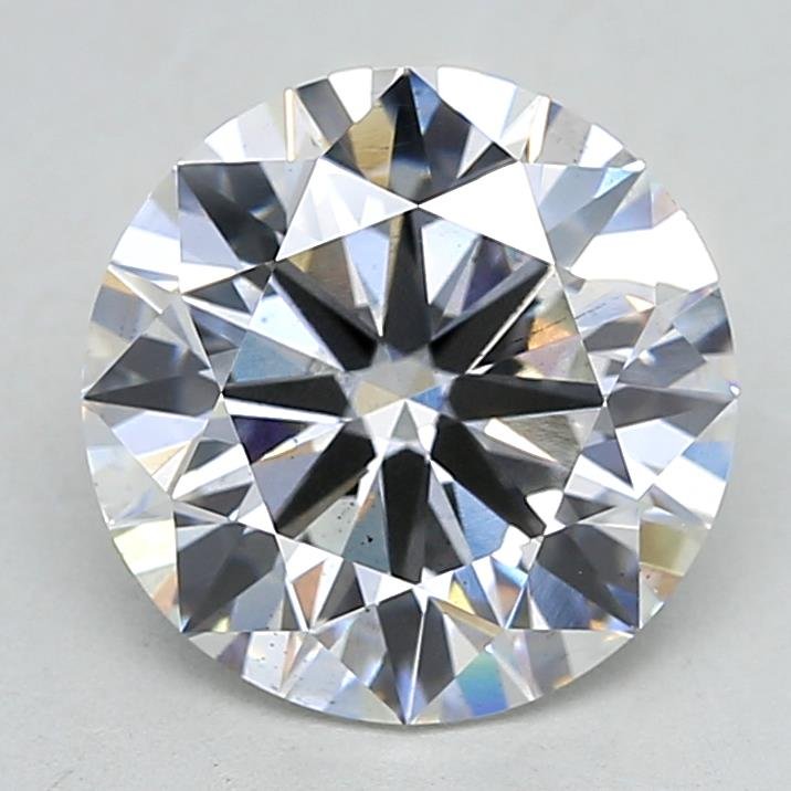 5.03ct F SI1 Rare Carat Ideal Cut Round Lab Grown Diamond