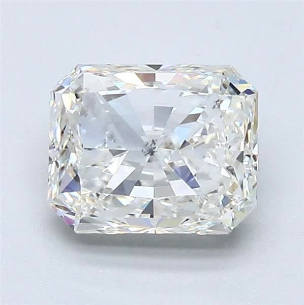 1.50ct I SI2 Rare Carat Ideal Cut Radiant Diamond