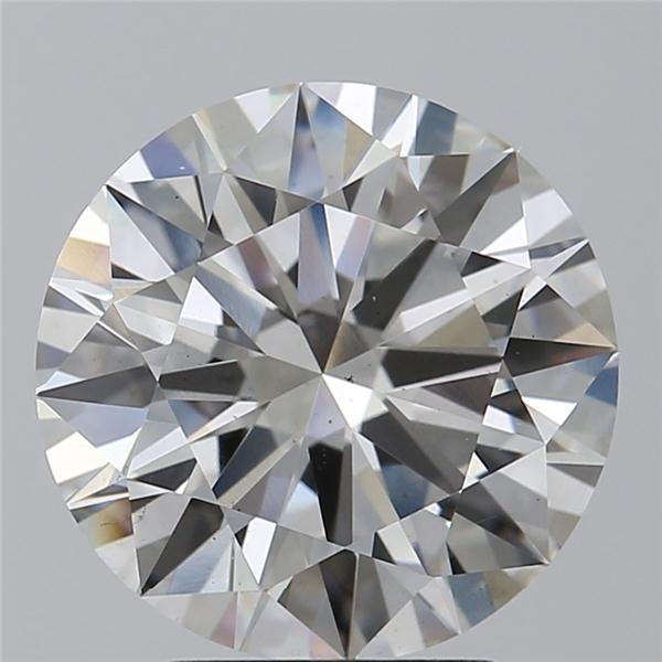 3.30ct H VS2 Excellent Cut Round Lab Grown Diamond