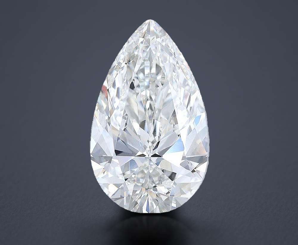 9.10 Carat Pear Lab Diamond