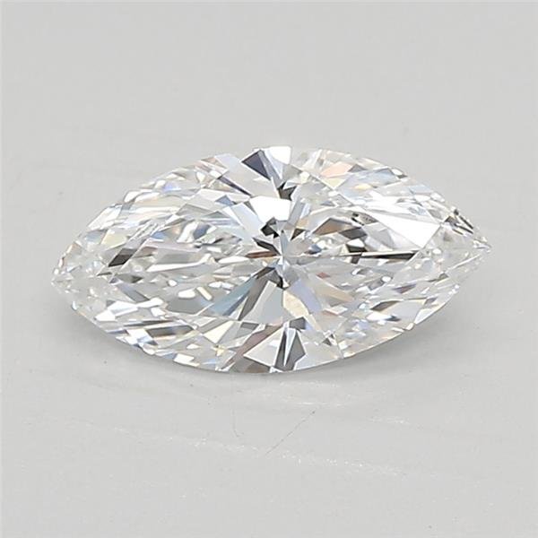 0.64ct D VVS2 Rare Carat Ideal Cut Marquise Lab Grown Diamond