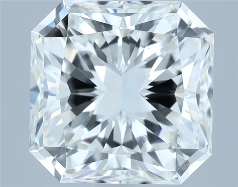 3.10ct H VS1 Rare Carat Ideal Cut Radiant Diamond