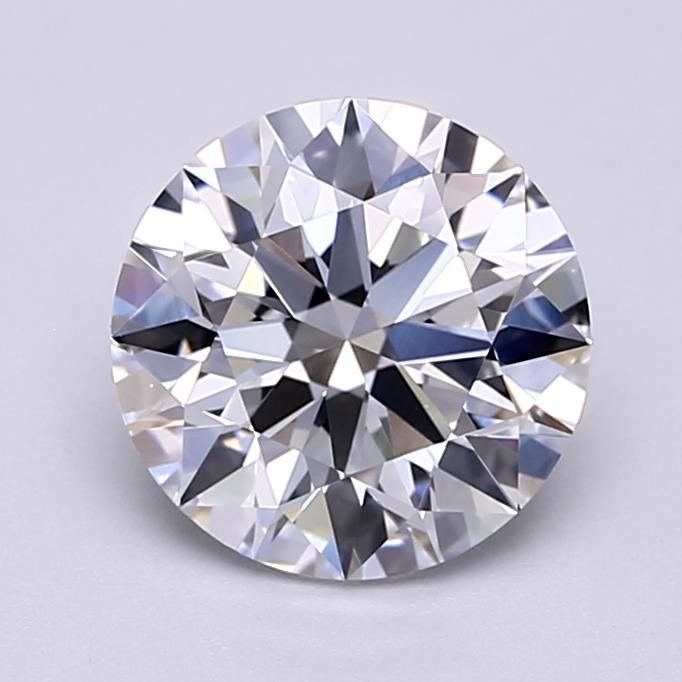 2.70ct D VVS2 Rare Carat Ideal Cut Round Lab Grown Diamond