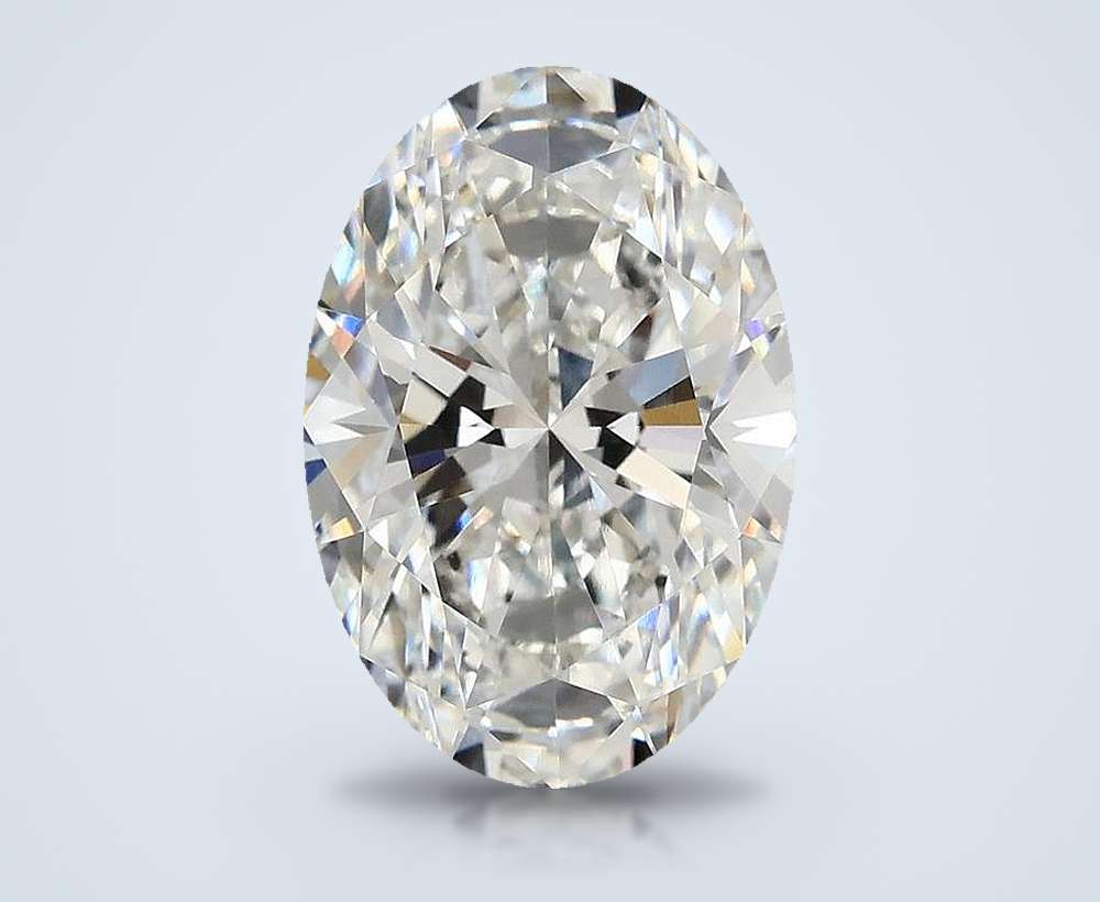3.77 Carat Oval Lab Diamond
