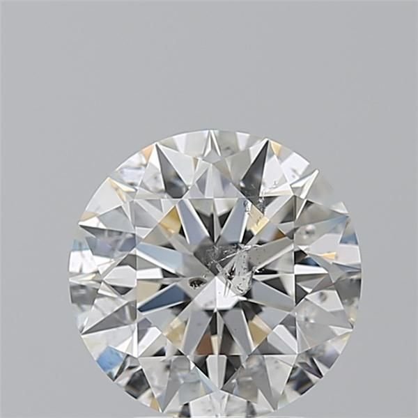 2.51ct H SI2 Rare Carat Ideal Cut Round Diamond