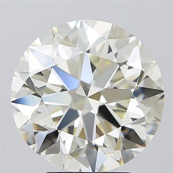5.01ct K VVS2 Excellent Cut Round Diamond
