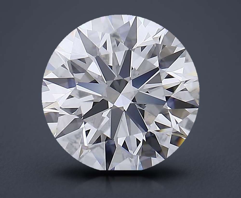 3.40 Carat Round Lab Diamond