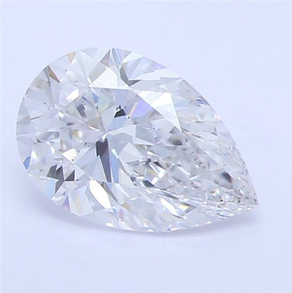 0.71ct E SI1 Rare Carat Ideal Cut Pear Lab Grown Diamond