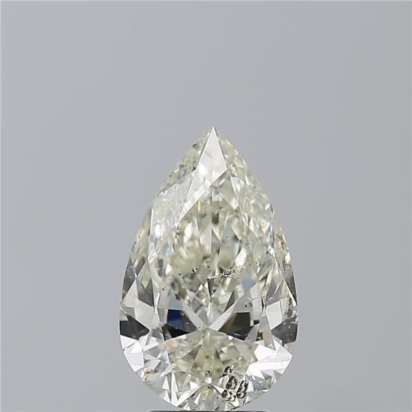 3.50ct J SI2 Rare Carat Ideal Cut Pear Diamond