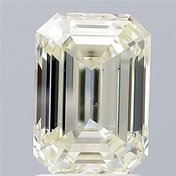 2.00ct K SI1 Very Good Cut Emerald Diamond