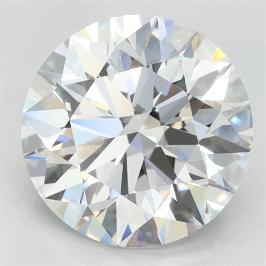 3.04ct E VVS1 Rare Carat Ideal Cut Round Lab Grown Diamond