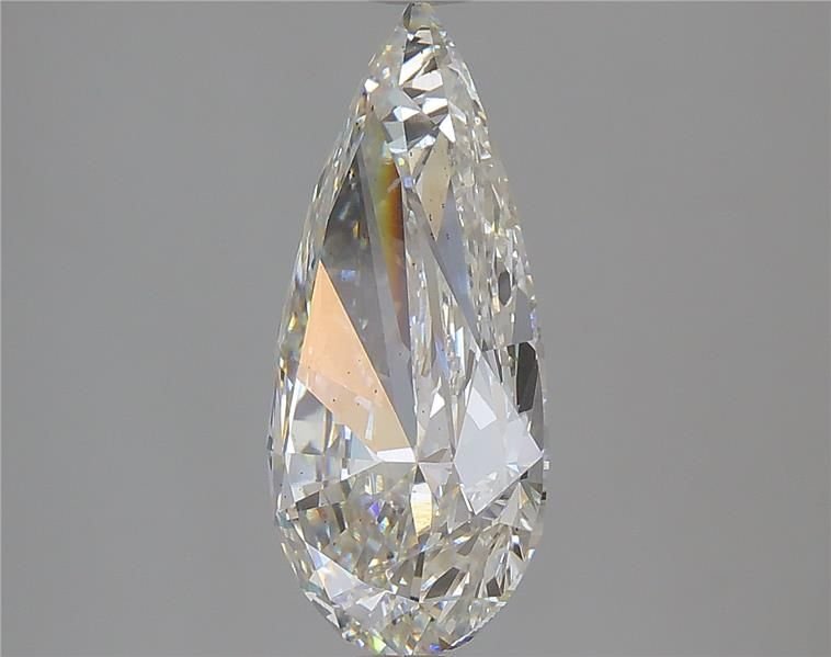 3.38ct G SI1 Rare Carat Ideal Cut Pear Lab Grown Diamond