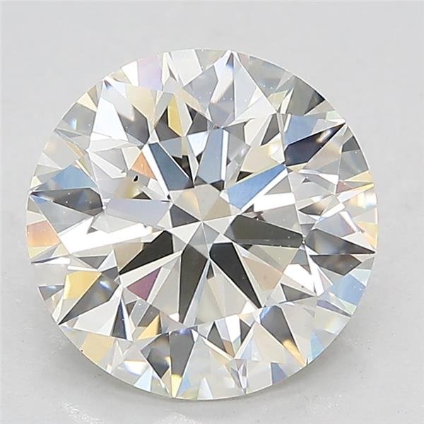 3.24ct H VS2 Rare Carat Ideal Cut Round Lab Grown Diamond