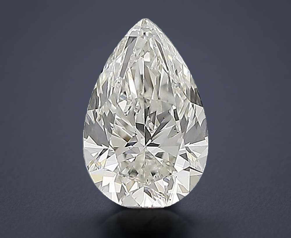 0.90 Carat Pear Natural Diamond