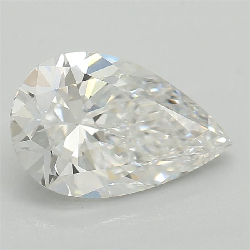 1.07ct D VVS2 Rare Carat Ideal Cut Pear Lab Grown Diamond