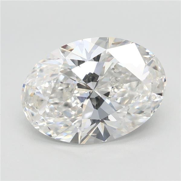 3.07ct E VVS2 Rare Carat Ideal Cut Oval Lab Grown Diamond