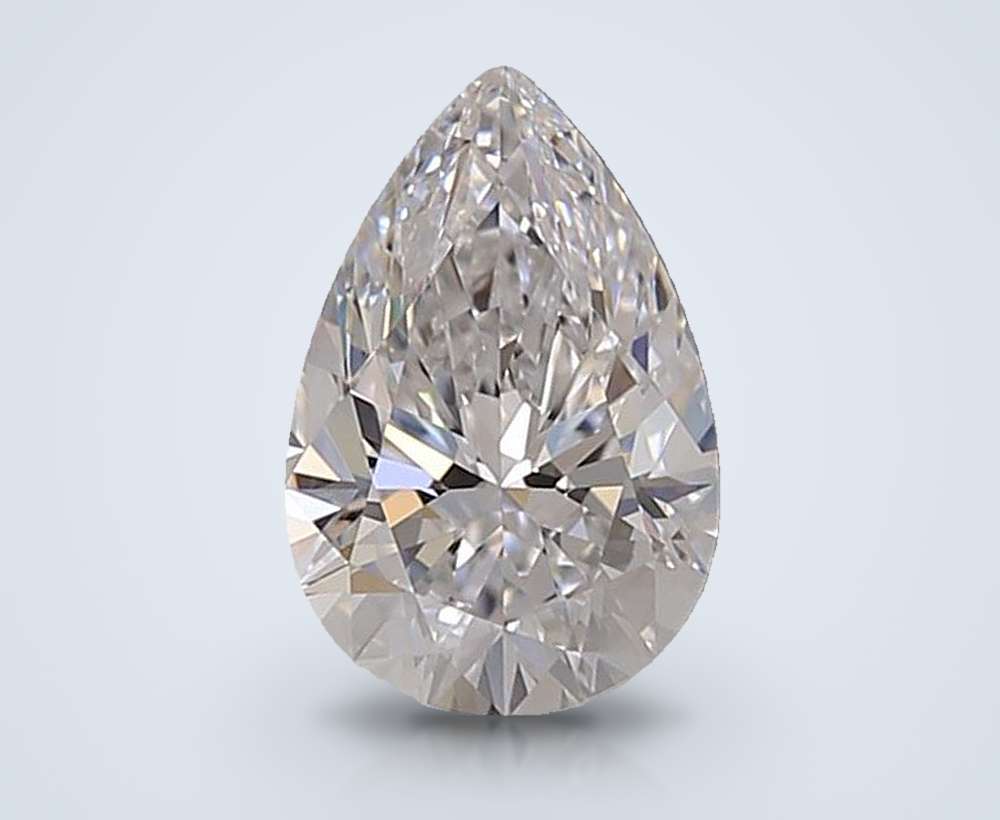 1.00 Carat Pear Lab Diamond