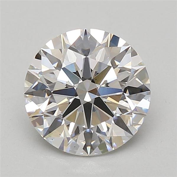 2.62ct D VS1 Rare Carat Ideal Cut Round Lab Grown Diamond