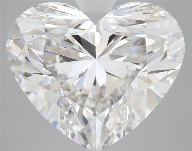 7.42ct E VS2 Rare Carat Ideal Cut Heart Lab Grown Diamond