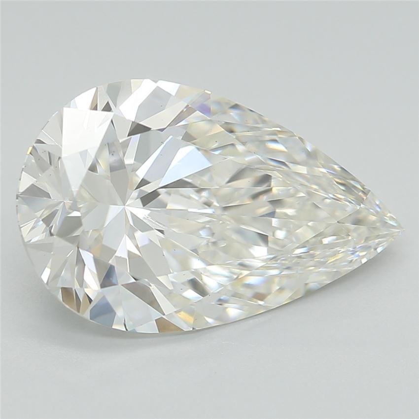 3.14ct G VS1 Rare Carat Ideal Cut Pear Lab Grown Diamond