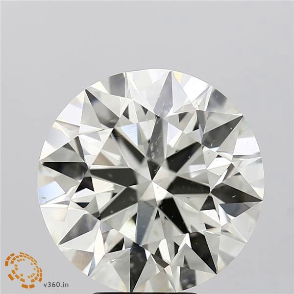 5.98ct J SI1 Rare Carat Ideal Cut Round Diamond