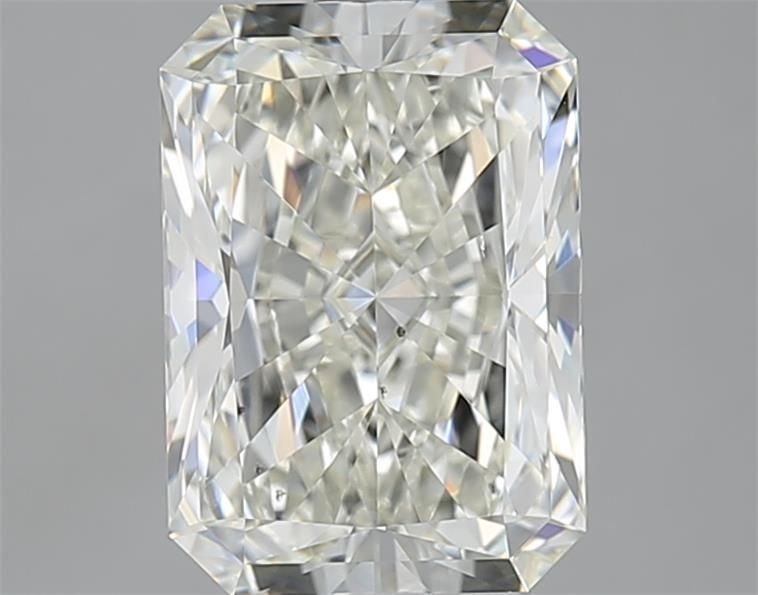 3.01ct K SI1 Rare Carat Ideal Cut Radiant Diamond