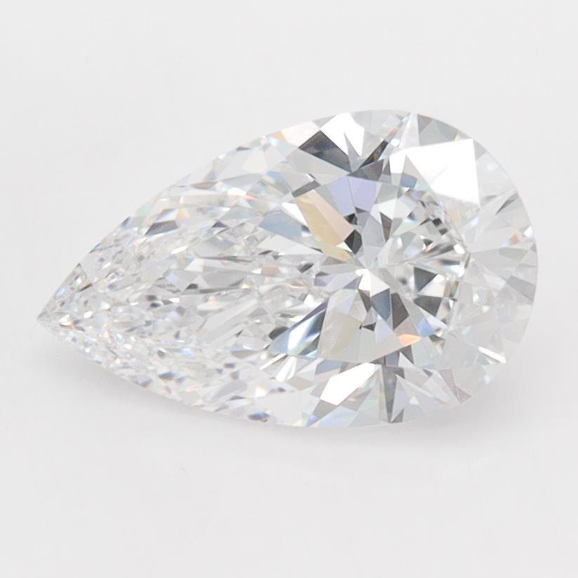 1.36ct D VVS1 Rare Carat Ideal Cut Pear Lab Grown Diamond