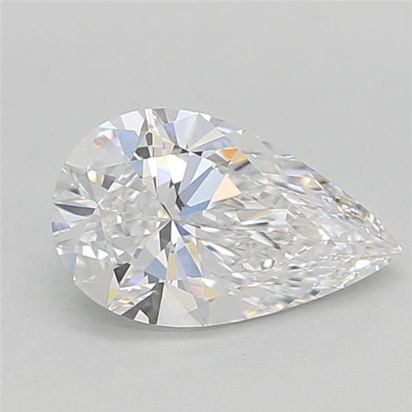 0.99ct D VVS1 Rare Carat Ideal Cut Pear Lab Grown Diamond