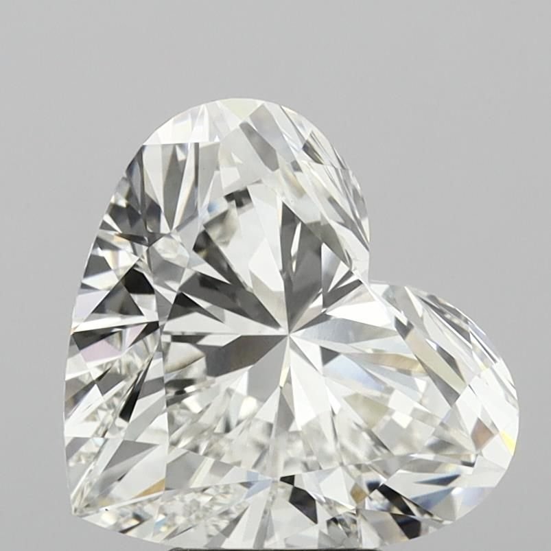 6.18ct H VS1 Very Good Cut Heart Lab Grown Diamond