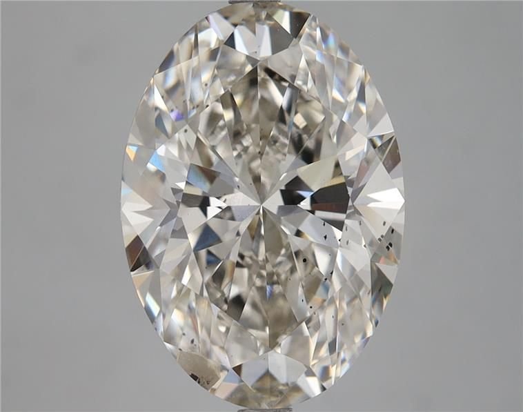 6.41ct I SI1 Rare Carat Ideal Cut Oval Lab Grown Diamond