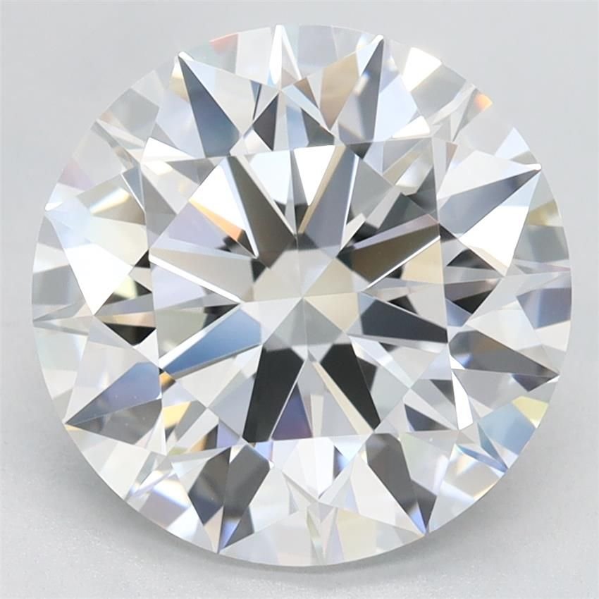 3.67ct D VVS1 Rare Carat Ideal Cut Round Lab Grown Diamond