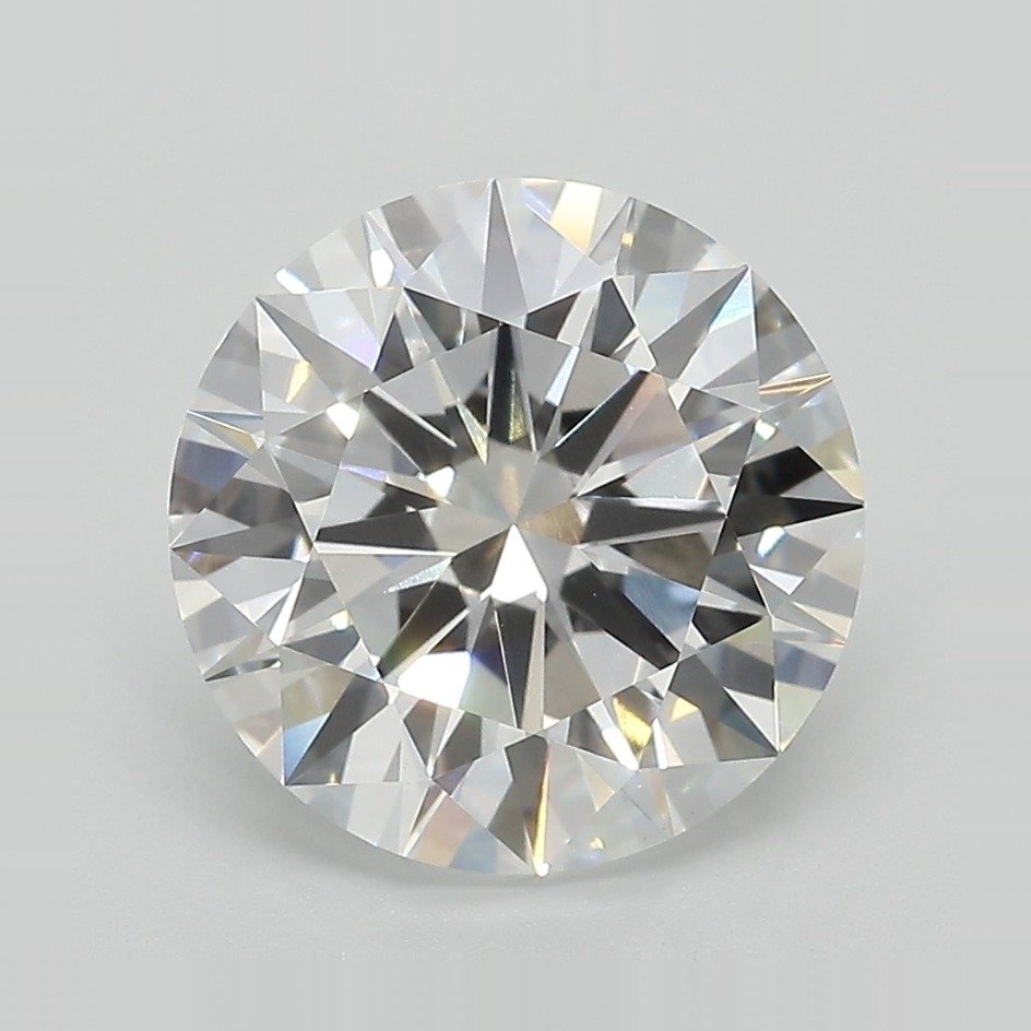 4.25ct D VS1 Rare Carat Ideal Cut Round Lab Grown Diamond