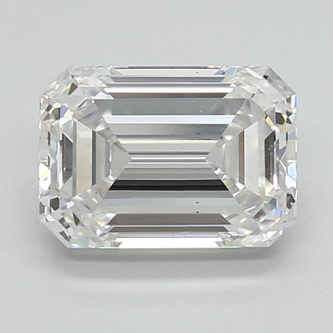 1.75ct E VS2 Excellent Cut Emerald Lab Grown Diamond