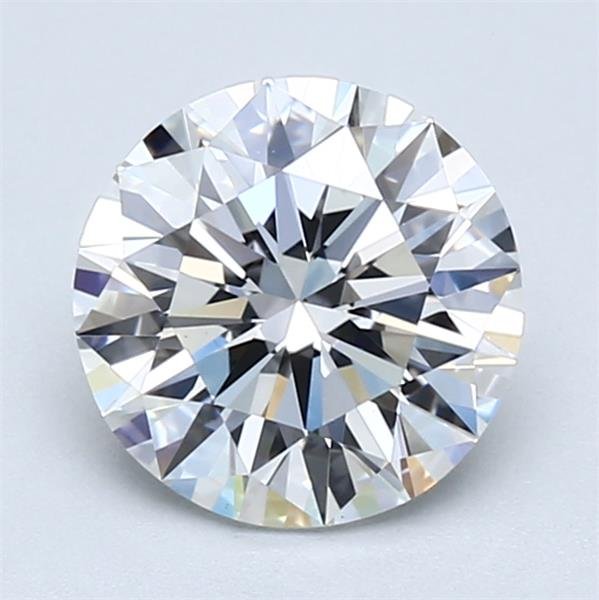 1.61ct F VS2 Rare Carat Ideal Cut Round Diamond