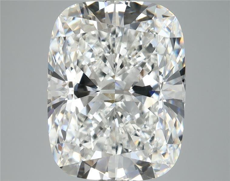 7.76ct F VVS2 Rare Carat Ideal Cut Cushion Lab Grown Diamond