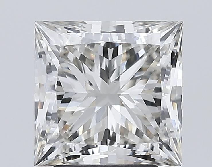 3.10ct J VS2 Rare Carat Ideal Cut Princess Lab Grown Diamond