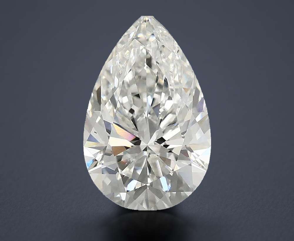 2.72 Carat Pear Lab Diamond